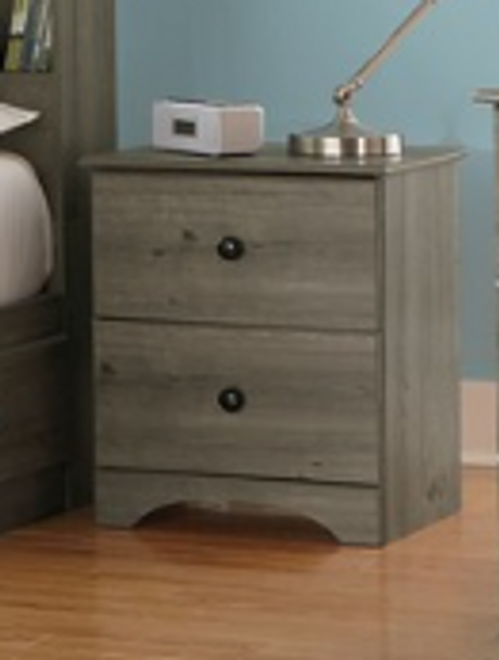 Night Stand in Weathered Gray