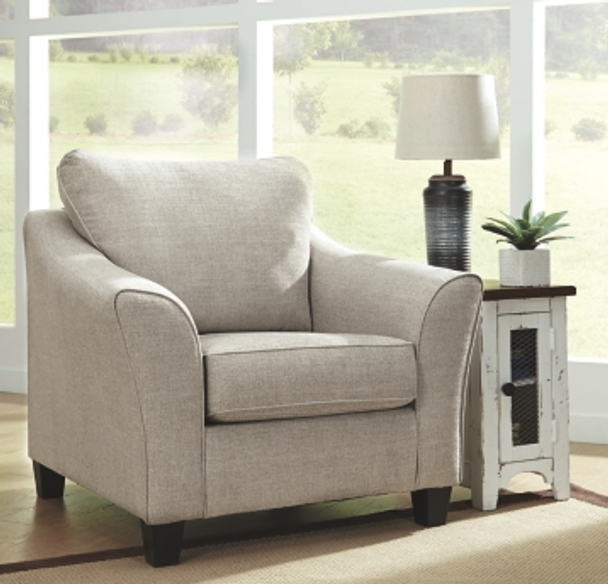 Contemporary Accent Chair in Driftwood "Abney"