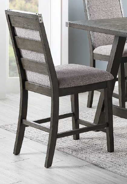 Formal Dining Chairs in Grey (Pack of 2)