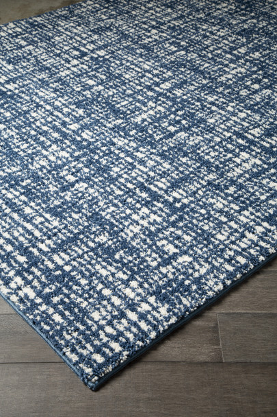 Medium Rug in Blue/White "Norris" Medium Rug in Blue/White "Norris"