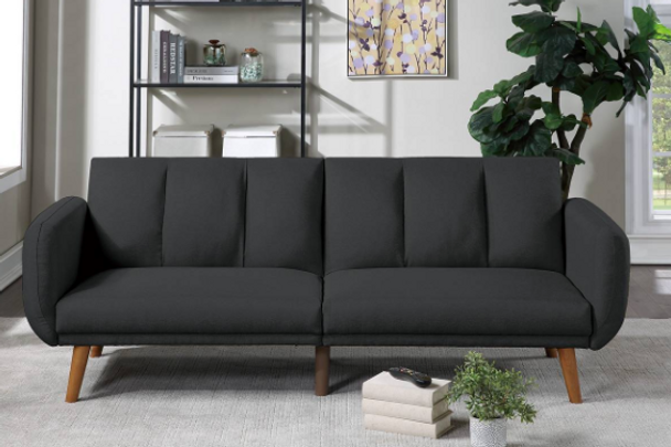 Adjustable Sofa/Futon in Black