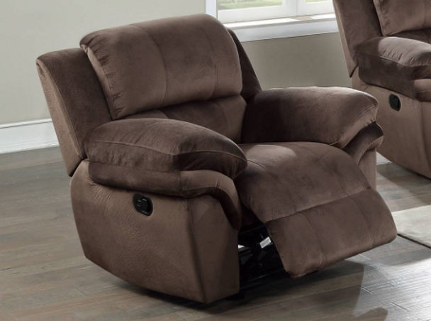 Manual Glider/Recliner in Chocolate