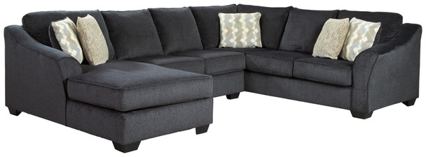 3pc Sectional in Slate "Eltmann"