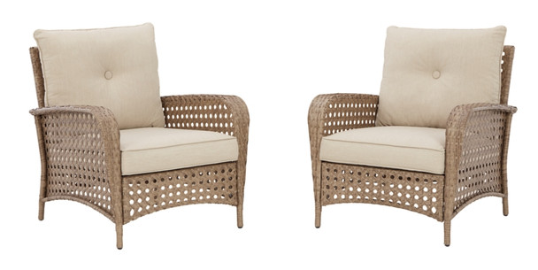 Braylee Lounge Chair with Cushion (Set of 2)