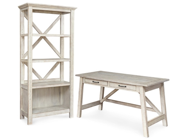 2pc Home Office Desk and Storage "Carynhurst"