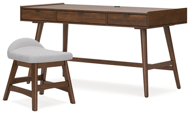 2pc Home Office Desk with Chair "Lyncott"