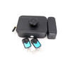 Wireless Electronic Rim Lock remote control motor lock with two remote handle Battery power supply
