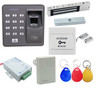 Fingerprint Password 125khz RFID Card Biometric Access Control & Biometric Door Lock Entry Kit (Magnetic Lock)