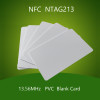 200PCS/lot 13.56MHz NFC NTAG213 Card Blank White RFID NFC Card