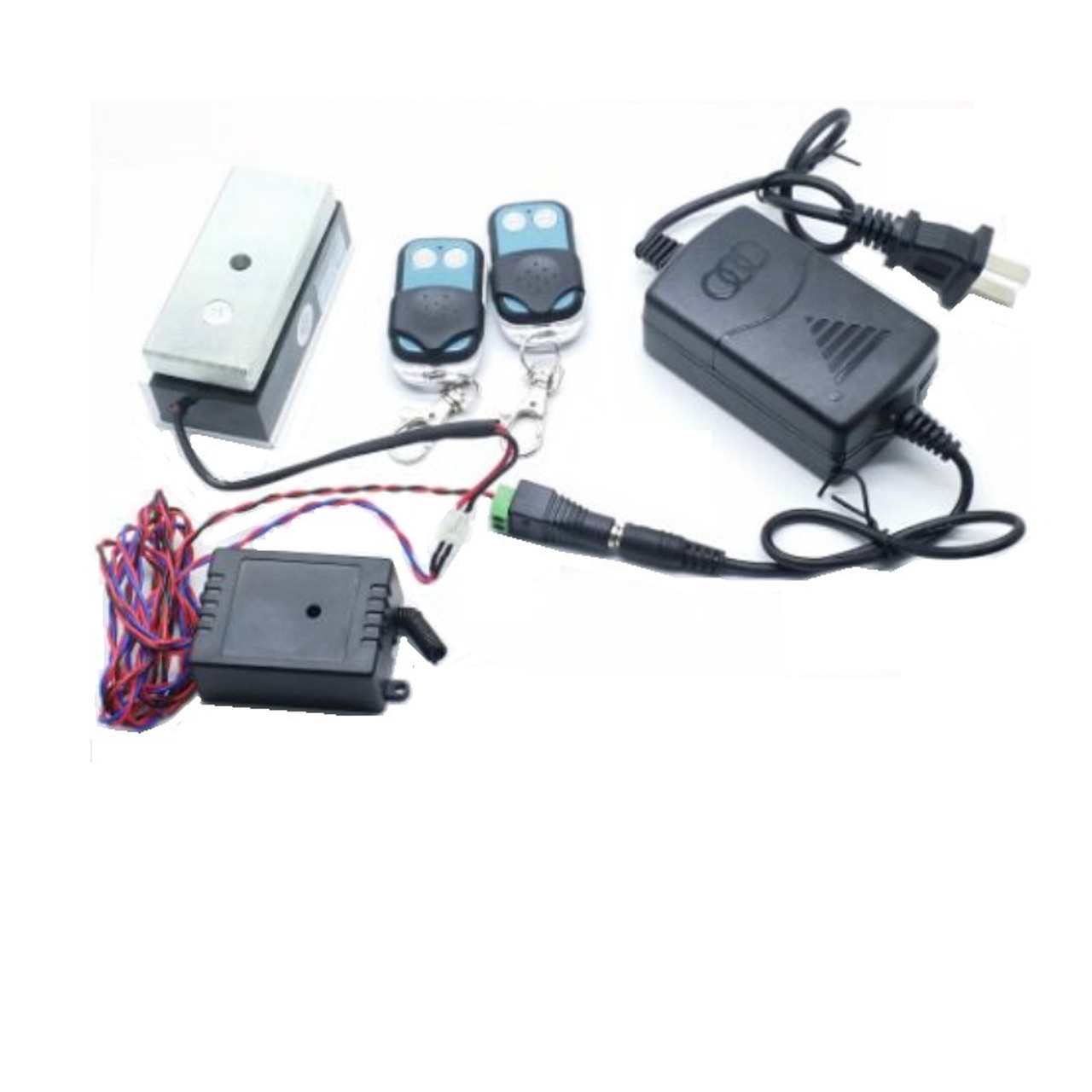 Wireless Remote Control Power Supply Voltage Transformation Use for Motor  and Card Lock US Plug 12V 2A