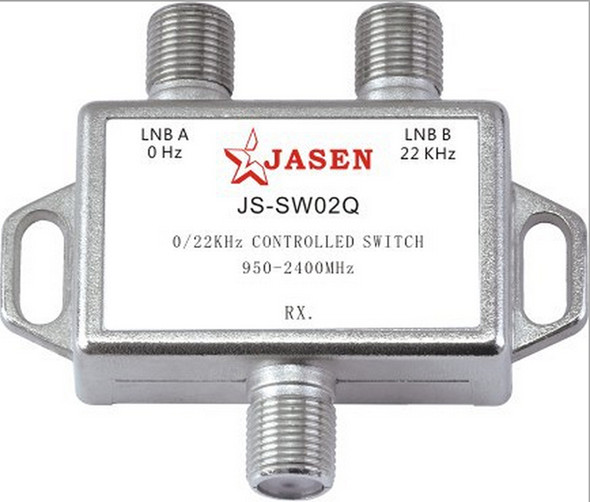 Controlled switch satellite signal switch 0/ 22K 2IN 1OUT  JS-SW02Q