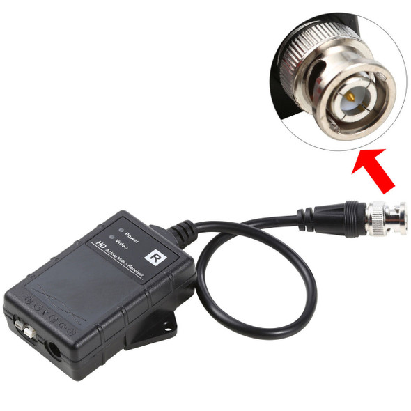  DC12V-HD-UTP-Active-Video-Receiver-BNC-Male-Balun