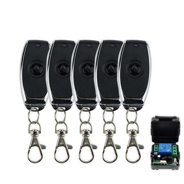 DC12V 1CH 50 meters wireless remote control system metal key switch 315/433MHz for access control lock system single door