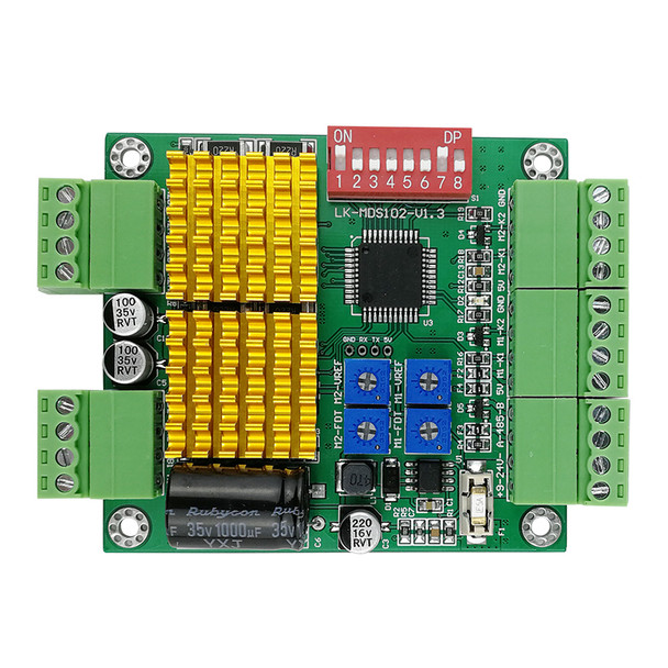 2-Way Stepper Motor Control Board PTZ Drive 42/35 Motor Drive Module Compatible PELCO-D Protocol