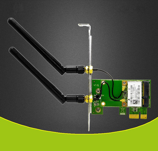 PCI-e PCI Express 150M Wireless WiFi Card Adapter 2 Antennas Support AP Function