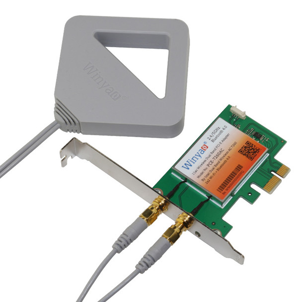 802.11ac Dual Band PCI-E Adapter Wireless-AC 7260 Bluetooth4.0 867Mbps WiFi Card
