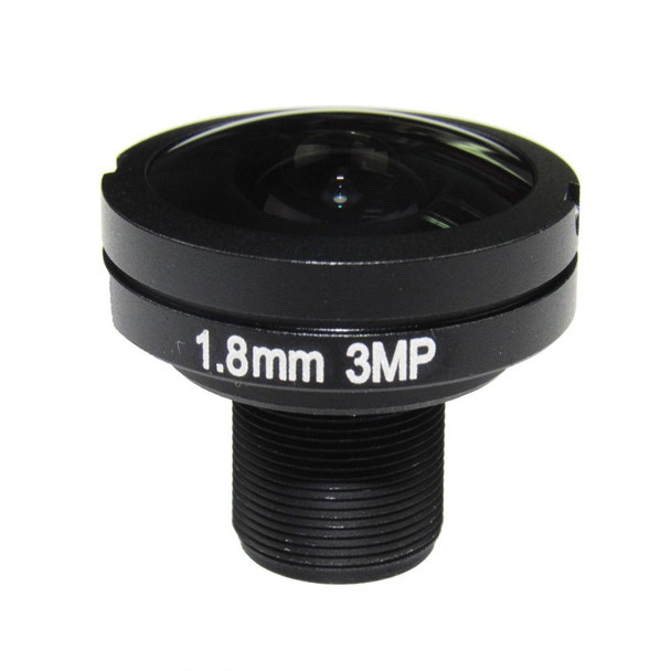 HD 3MP 1.8mm M12 IR CCTV Fish Eye Camera Module Lens Aperture F2.8 185D Wide Viewing Angle