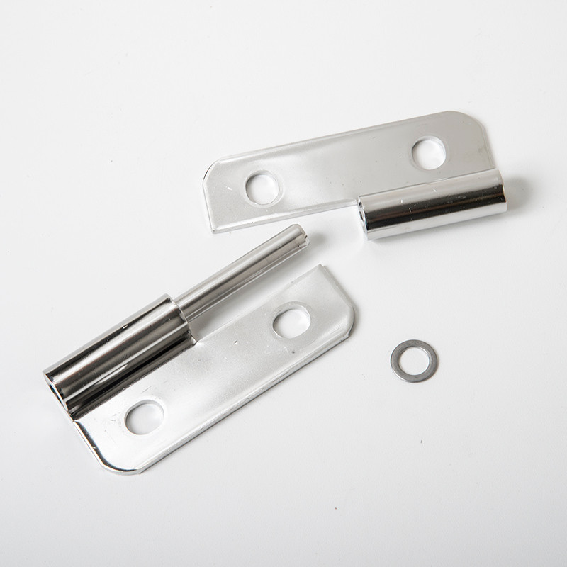 Hinge ss 3/4 w/holes electropol rh - Lift Off Hinge