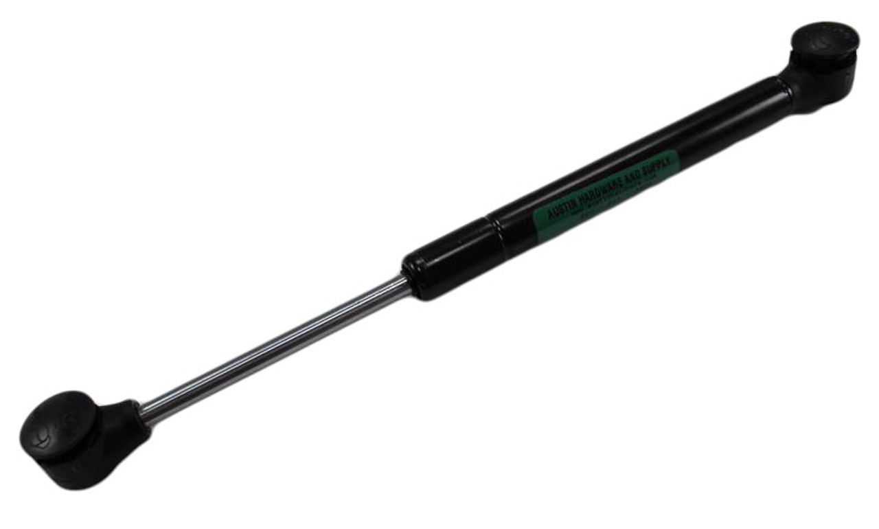 Gas spring, plastic end, multi-lobe seal and chrome shaft