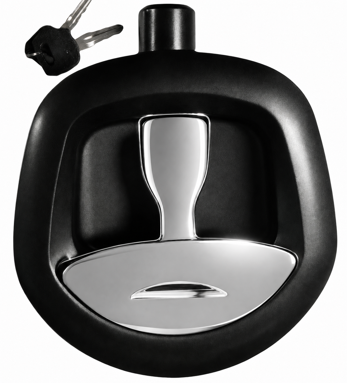 3 pt. Blk die cast chr t w/cyl - Folding T Handles