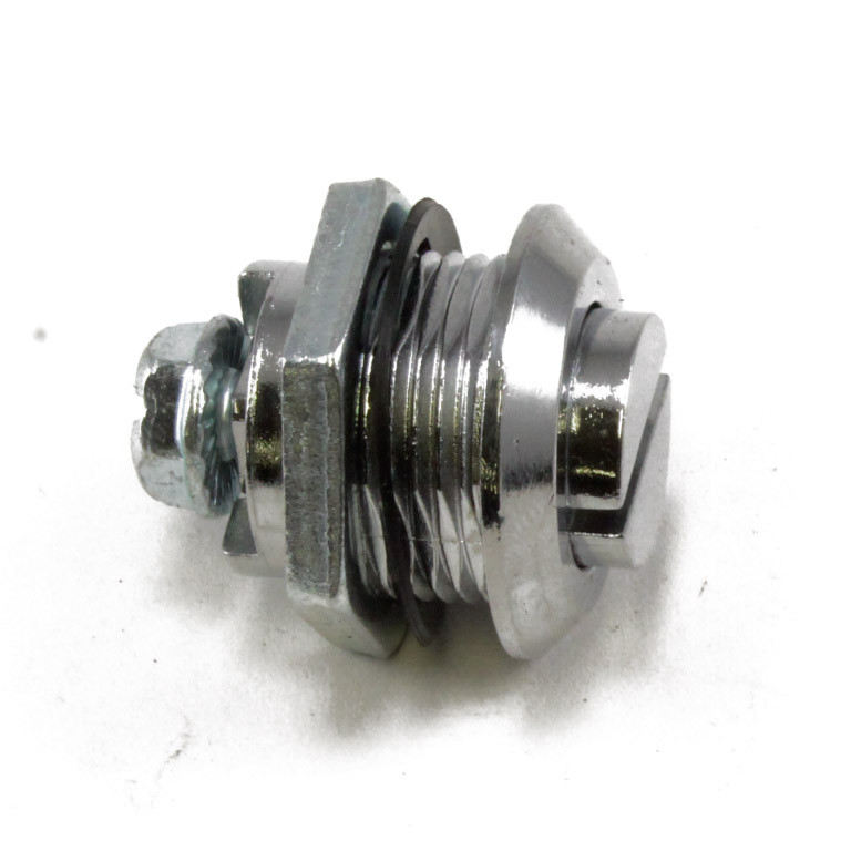 Lock Cylinder, 1/4 Turn, Slotted Insert, Zinc Diecast, Max Door