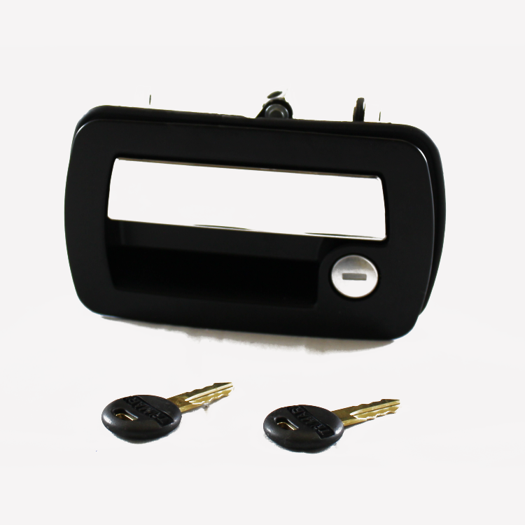 TriMark - Two-point paddle handle, right hand, low gloss black