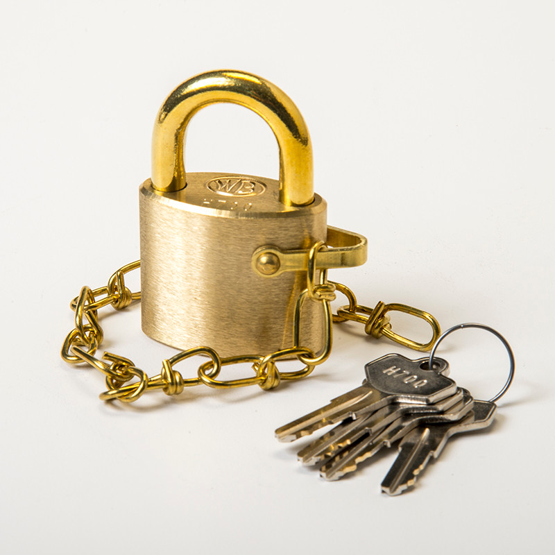 Padlock with four keys(h700) on ring - Keys and Accessories