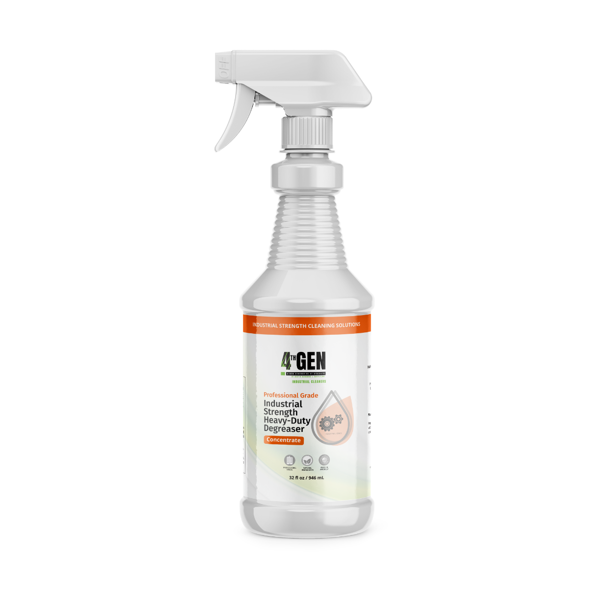 DET o ４bottlesdetoxDETSsss 4TH GEN Heavy Duty Degreaser, Ready-to-Use Quart Bottle with Spray