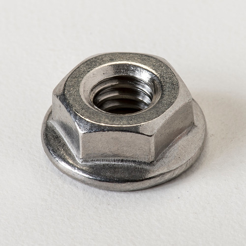 1/4-20 SERRATED FLANGE L/N S/S
