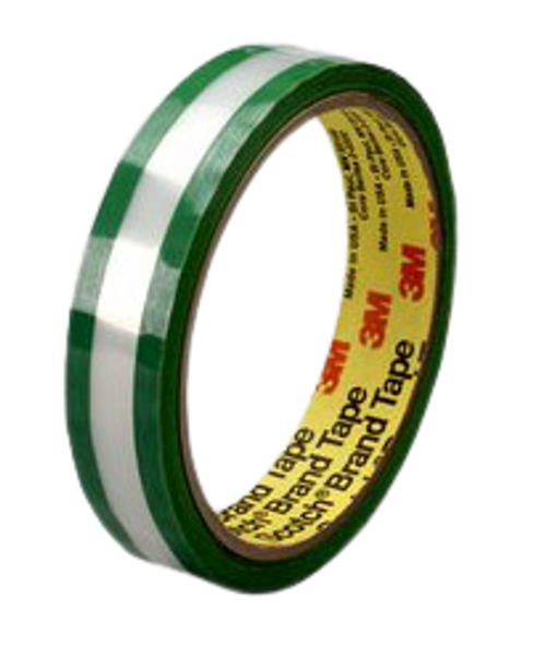 Riveters Tape Transparent Film With Green Adhesive, 1in. X 36 Yd.