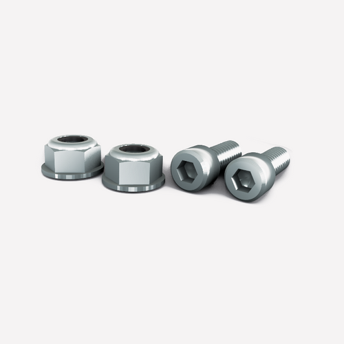 Kit:Hex Head Cap Screw And Flange Locknut (1/4-20)