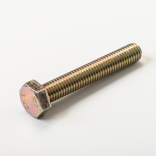 M8-1.25 X 50 Hex Hd Cap Din 933 F/T Cl 10.9 Zinc Yellow