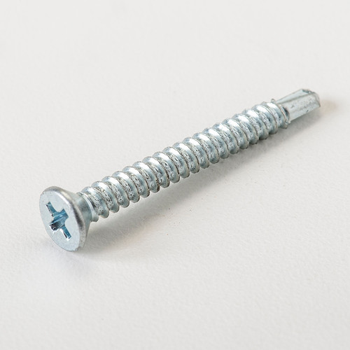 8 X 1 1/2 Ph Flat Tek Screw Zinc 430-424 |Austin Hardware