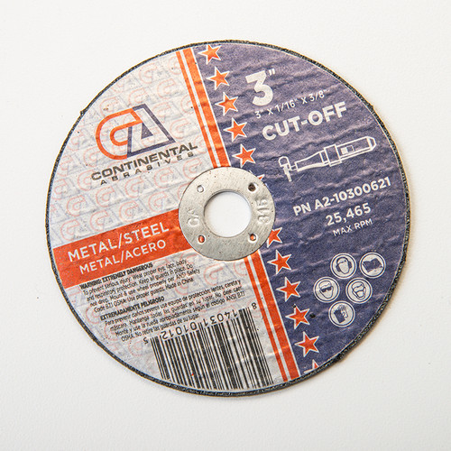 Cut-Off Wheel 3x1/16x3/8 - Sanding and Grinding 526-310 |Austin Hardware