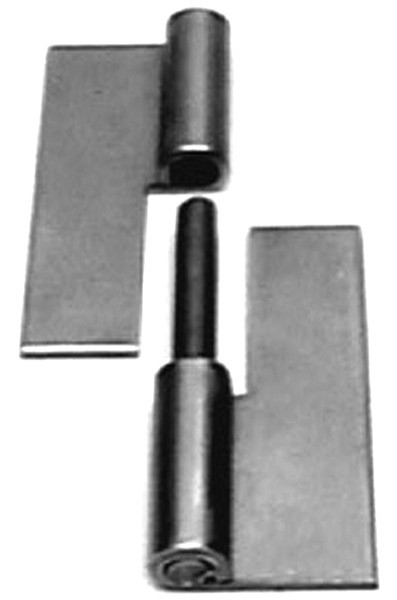 Stainless Steel Lift-Off Hinge. 2-1/2 In. Open Width, 2-1/2 In. Length, 5/64 In. Material Thickness, 3/16 In. Pin. Left-Handed. 527C LH SS HINGE |Austin Hardware
