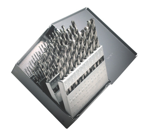 516-101 705 Black Hss Drills, 60 Pc Black Jobber Drill Set. 1 - 60 Wire Gauge Drills With Metal Case (160C) Champion Cutting Tool Austin Hardware & Supply