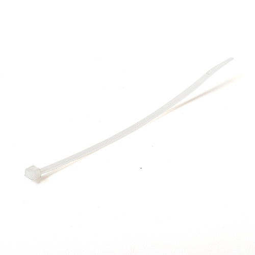 Standard cable tie, approx. 5 1/2 in. long, 30 lbs. min. tensile strength