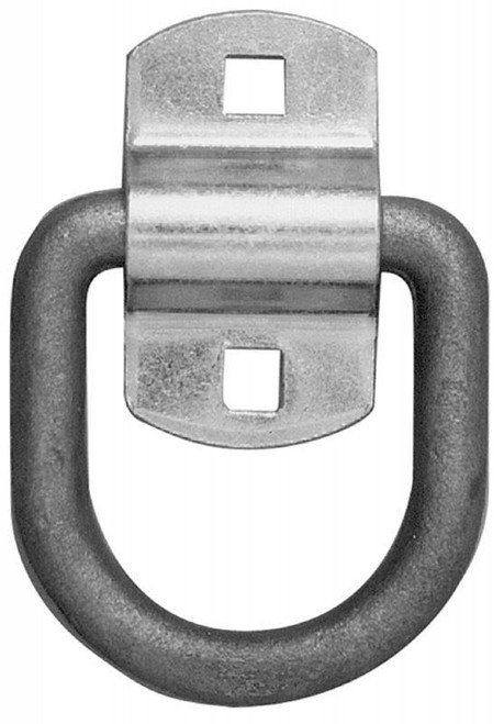 Tie Down Ring With Bolt-On Clip, 1/2 In. Diameter Ring, Gold Zinc Finish 710-GZ |Austin Hardware