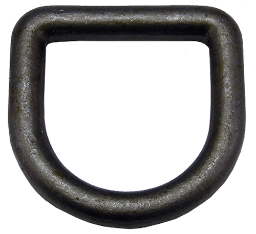 Lashing Ring, No Clip, 4 1/4 In. L X 4 1/4 In. W X 5/8 In. Diameter, Plain Steel 711X |Austin Hardware