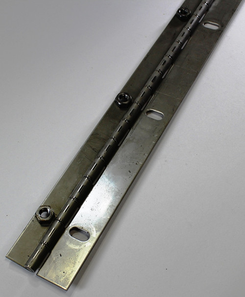 Hinge with Weld Nuts 2.5-34-090-250, Stainless Steel