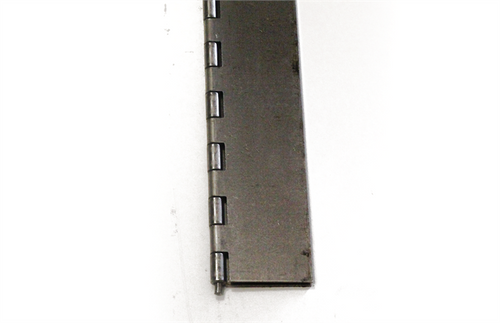 3 in. x 96 in. 1/8 Pin, Plain Steel Continuous Hinge
