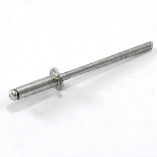 Blind Rivet, Open End, Aluminum Body, Aluminum Mandrel, Domed Head, 1/8 In. Diameter, .251-.312 In. Grip Range