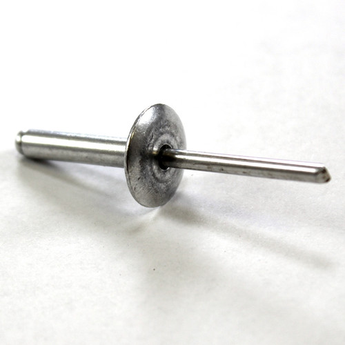 Blind Rivet, Open End, Aluminum Body, Aluminum Mandrel, Large Flange, 3/16 In. Diameter, .626-.750 In. Grip Range AD612ABSLF-G |Austin Hardware