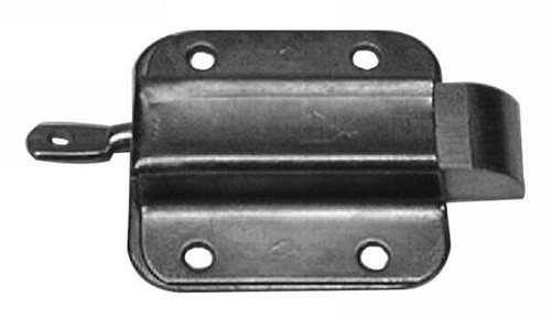 End Latch, Nose Down, Plain Pull - Precision made latches with solid, machine cut steel bolts and quick fit attachment point If desired. Adjustable bolt pull allows bolt projection to be varied. AE3-22387 ZN |Austin Hardware