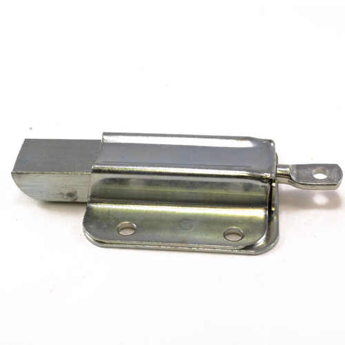 End Latch, Nose Up Plain Pull - Precision made latches with solid, machine cut steel bolts and quick fit attachment point If desired. Adjustable bolt pull allows bolt projection to be varied. AE3-22388 ZN |Austin Hardware