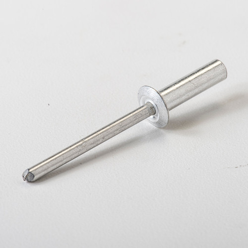 Blind Rivet, Closed End, Aluminum Body, Aluminum Mandrel, Grip Range .376-.500, Diameter 3/16, Dome Head