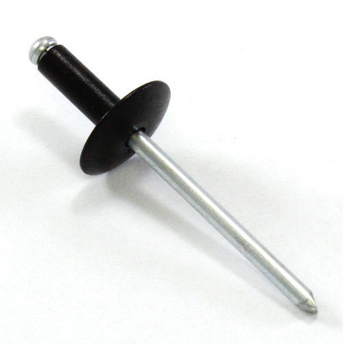 Alum/Steel Large Flng Black Rivet AD66BSLF-G-BLK |Austin Hardware