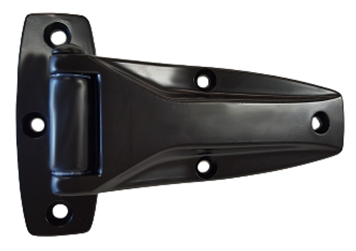Hinge Flush With Stainless Steel Pin, Black, Left Hand