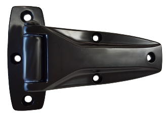 Hinge Flush With Stainless Steel Pin, Black, Left Hand AH 4K BLK LH |Austin Hardware