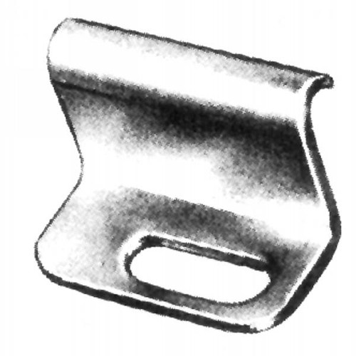 Clamping device with slotted hole for a JIC clamp in stainless steel.